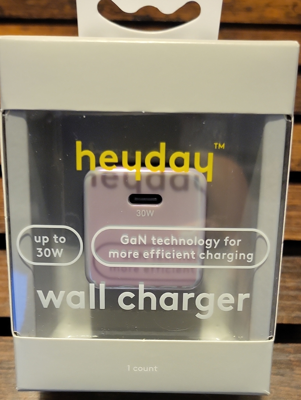 heyday 30W USB-C Wall Charger - Pale Lavender